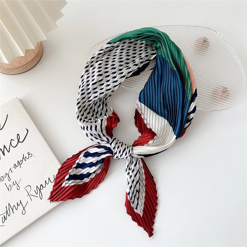 Women's Elegant Printing Polyester Printing Silk Scarf
