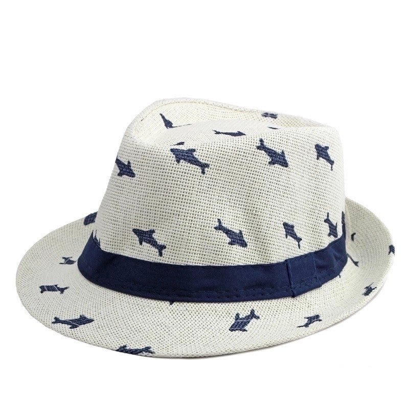 Women's Chinoiserie Color Block Crimping Fedora Hat