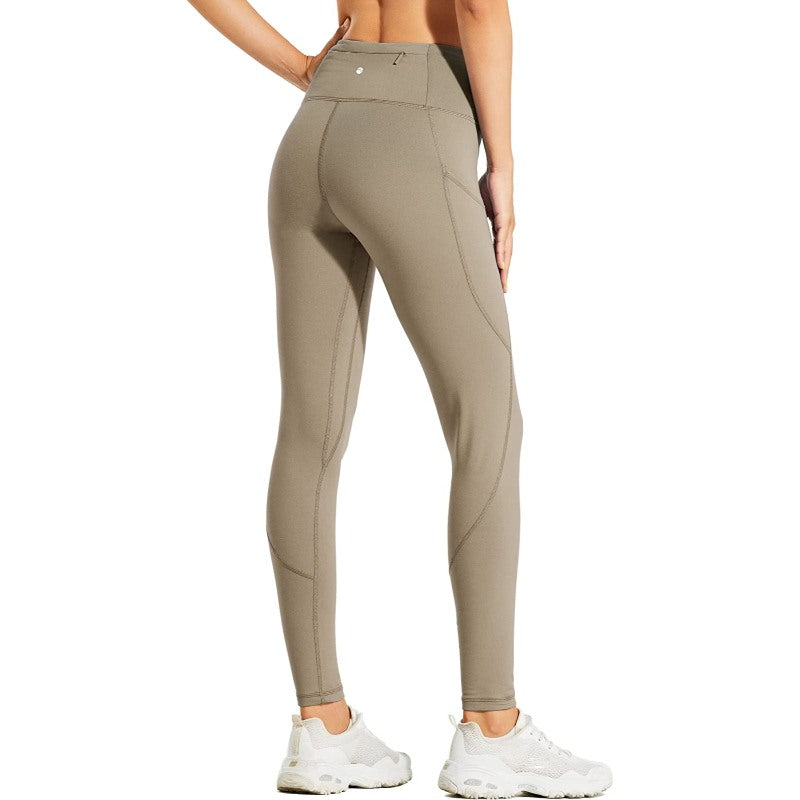 Women's Fleece Lined Leggings Water Resistant Thermal Winter Pants Hiking Yoga Running Tights High Waisted