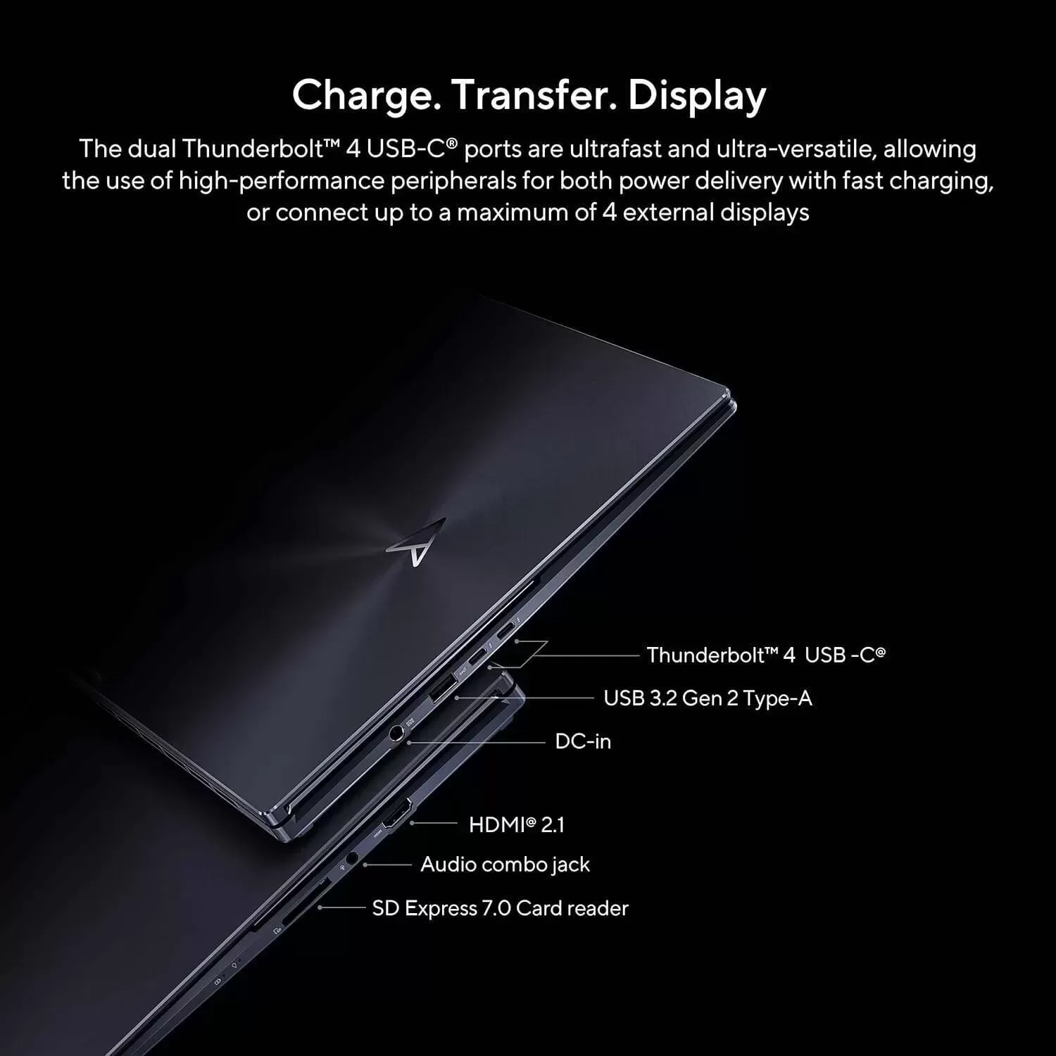 ASUS ZenBook Pro 16X OLED 16 inch 4K OLED 16:10 Touch Display, ASUS Dial, Intel Core i9-12900H, 32GB, 2TB, GeForce RTX 3060 GPU, Windows 11 Pro, Tech Black, UX7602ZM-XB96T