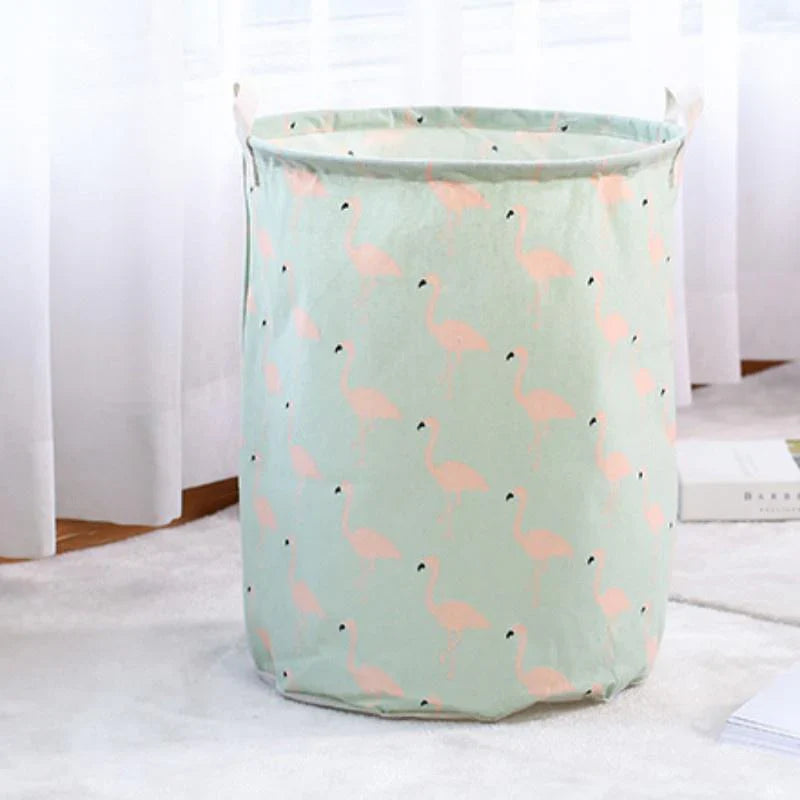 Folding Fabric Laundry Basket