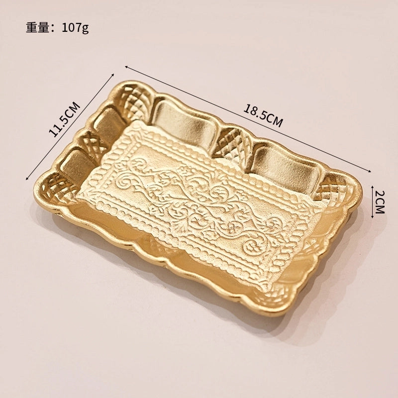 Classical Solid Color Wood Plate 1 Piece