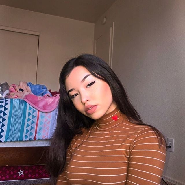 High Neck Heart Long Sleeve Shirt