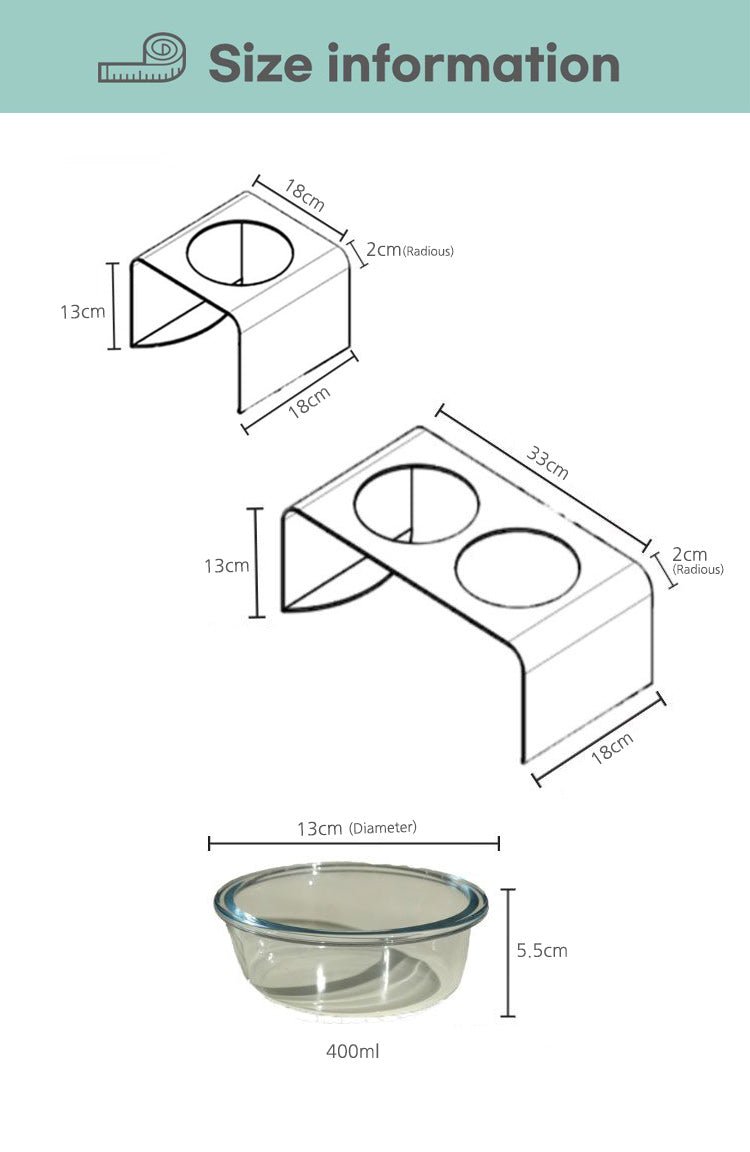 The Holographic Aurora Elevated Pet Feeding Table - Pre Order