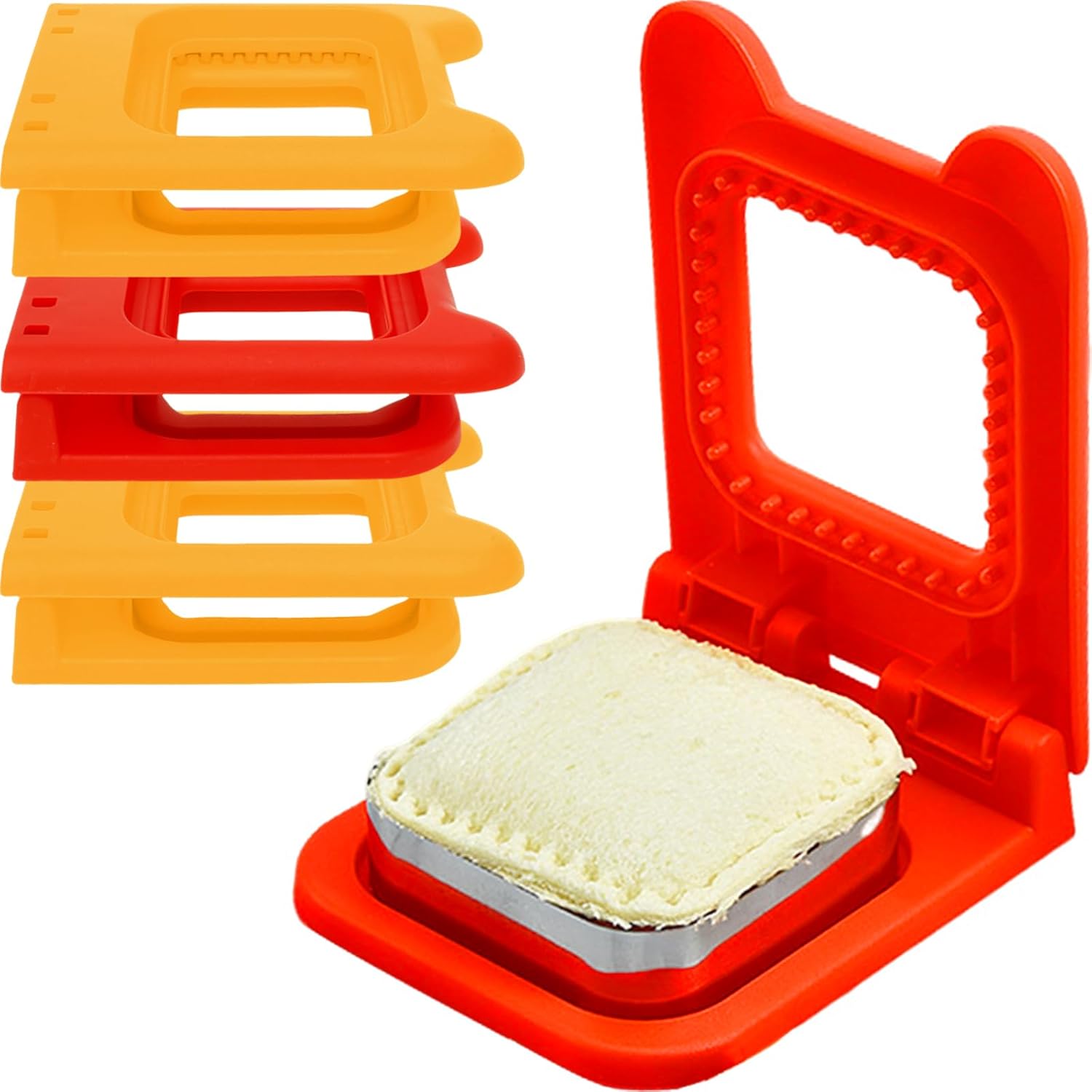 Stainless Steel Pocket Sandwich Maker. Sandwich Cutter and Sealer for Kids