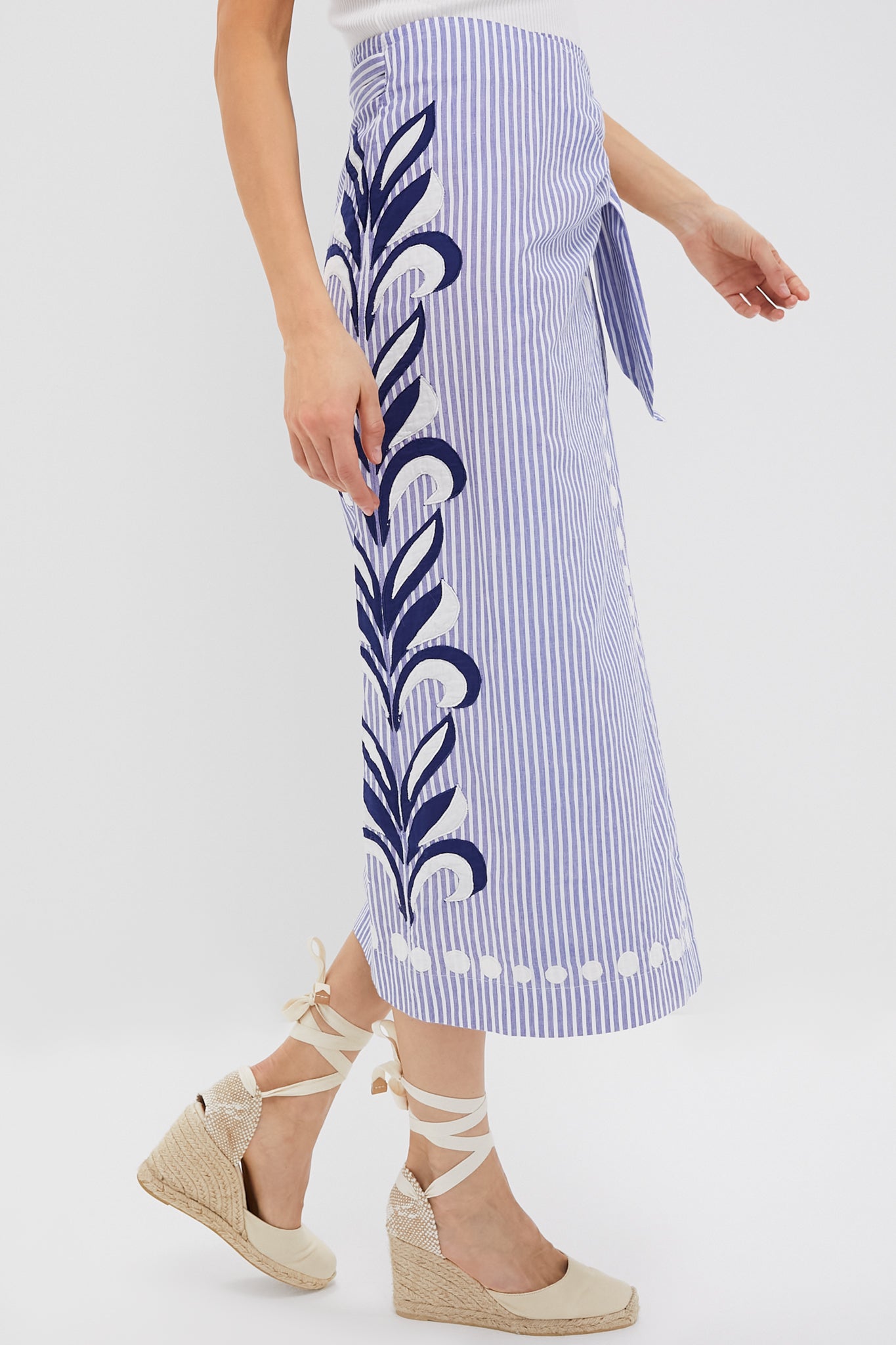 Navy Loren Skirt