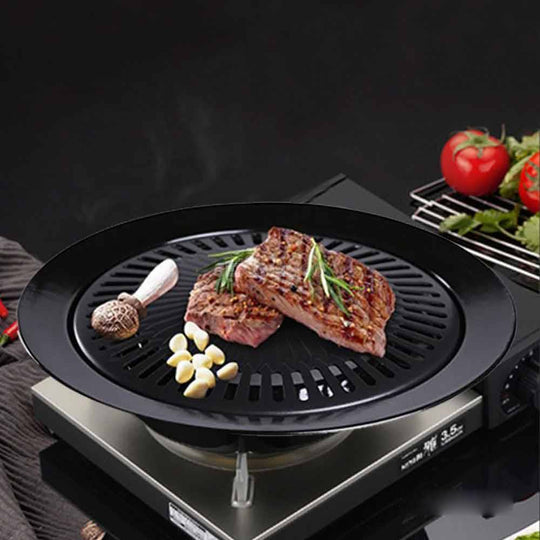 BBQ Grill Pan – Stove-Top BBQ Grill Pan