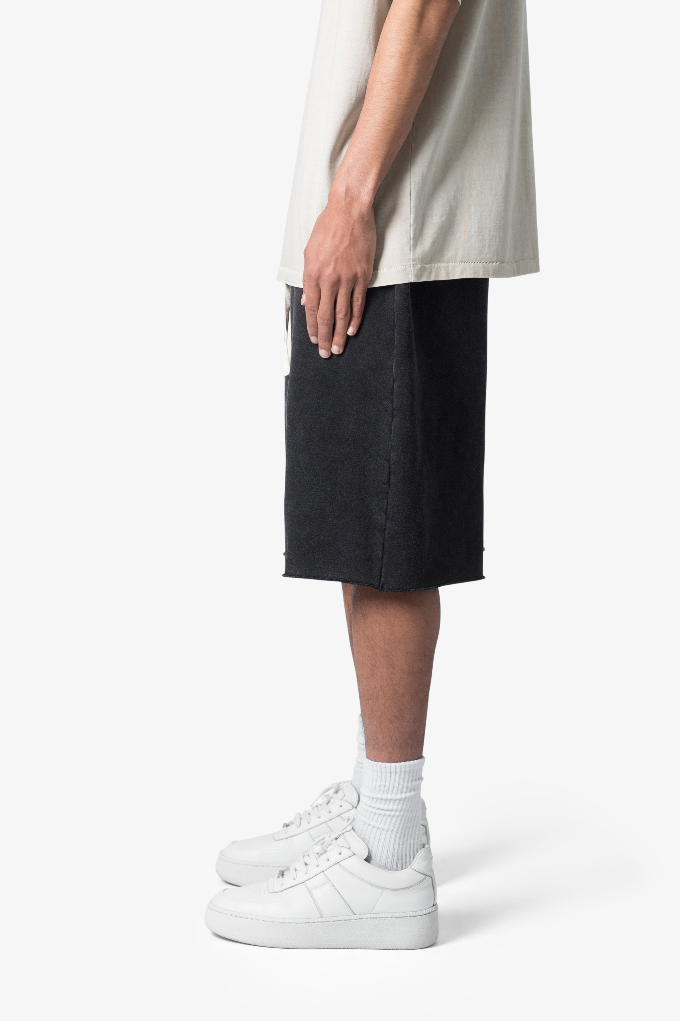 Ultra Baggy Sweatshorts - Washed Black