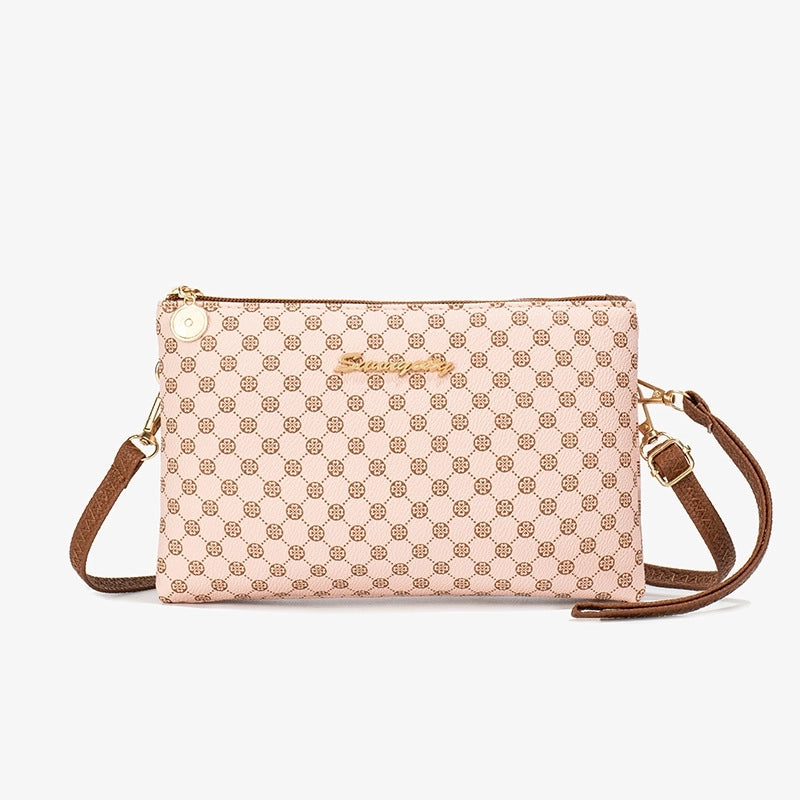 Dot Polka Dots Printed Presbyopic Women's Bag Wallet Double Cell Fashion Simple Change Packet Light Luxury Messenger Bag