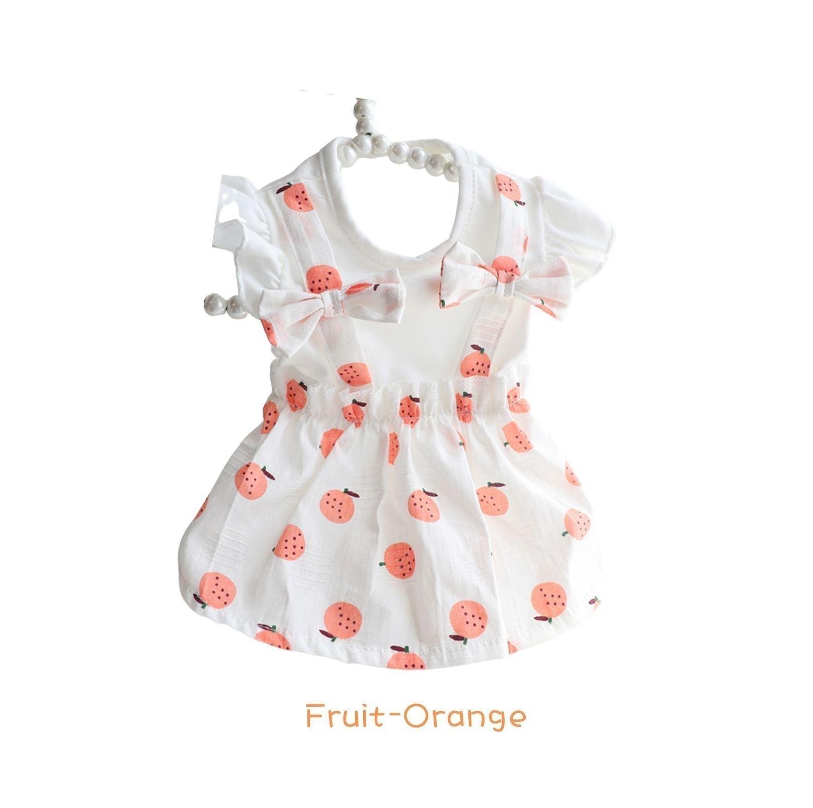 Pet Summer Colourful Skirt Dress