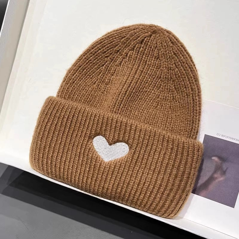 Japanese Sweet Embroidered Lovely Woolen Hat For Women Autumn And Winter Warm Ear Protection Student Online Red Fashion Knitted Hat Fashion