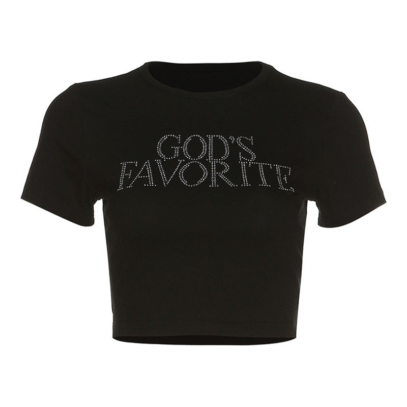 God's Favorite Rhinestones Tee