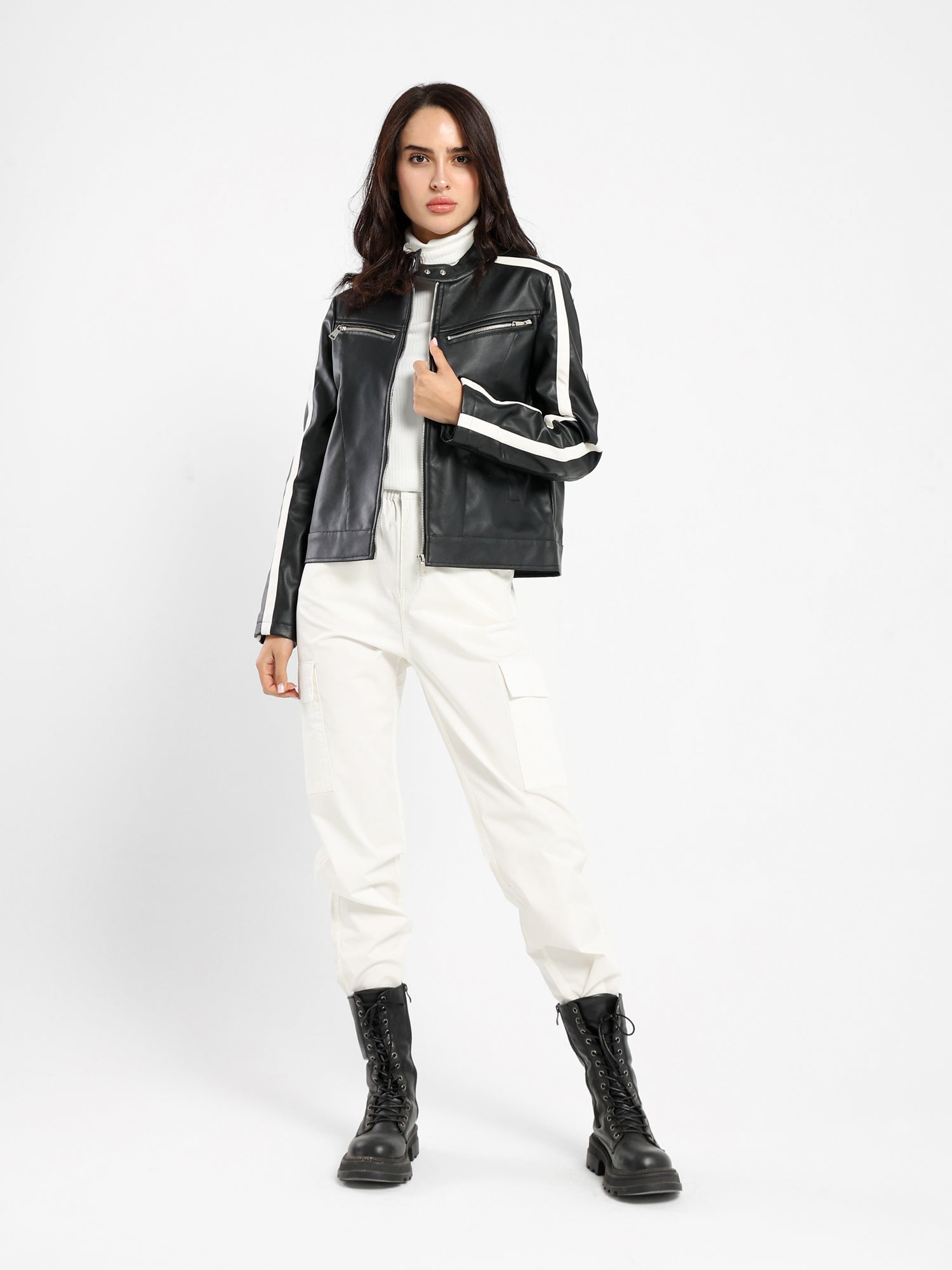 Color Block Casual Jacket