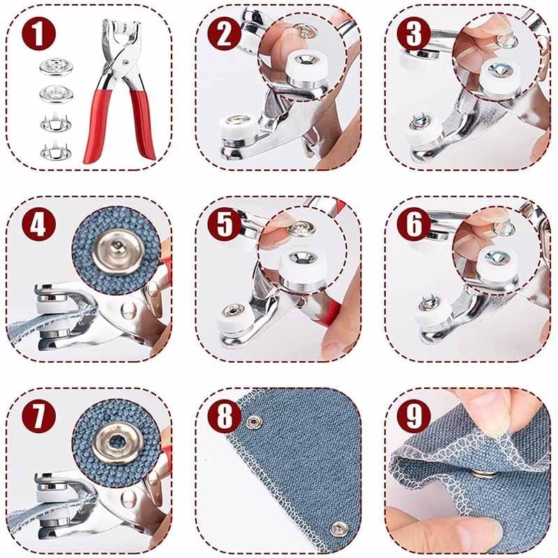 ✂Invisible Seamless Buckle DIY Snap Tool🧰🍀Send 100 sets of buckles🍀