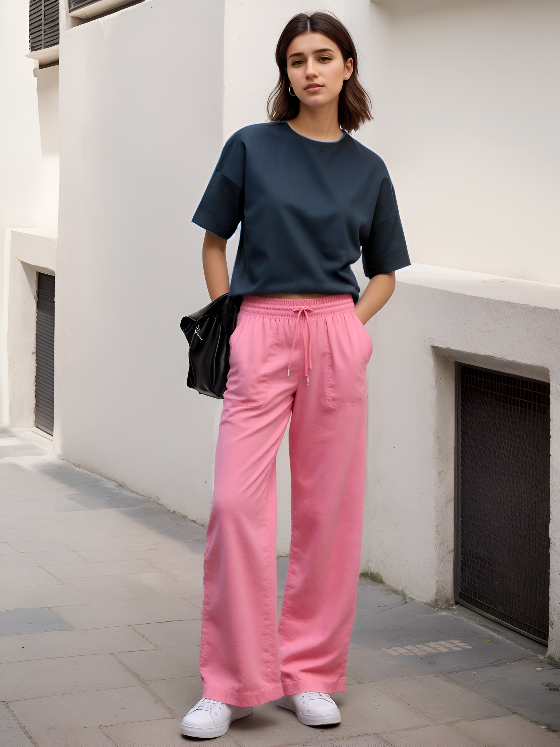 Women's Retreat Linen High Rise Wide Leg Pant