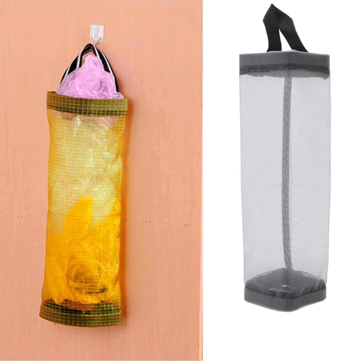 Hanging Waste Bag Holder. Garbage Bag Storage Bag. Widening Handle Hanging Sturdy for Store Garbage Bags Home Store Debris Kitchen. Bedroom Large Capacity for Restaurant (1 Pc)