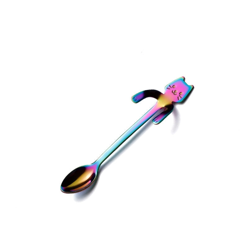 2 Pieces Casual Cartoon Stainless Steel Spoon