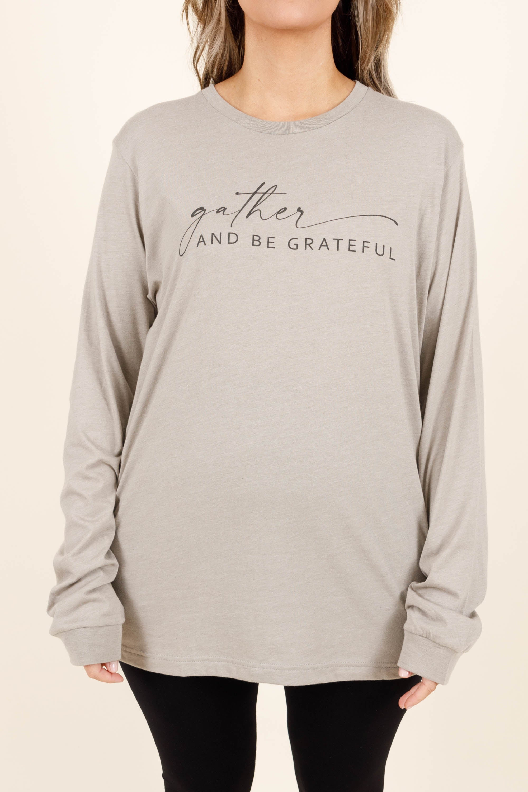 Gather + Grateful Top. Heather Stone