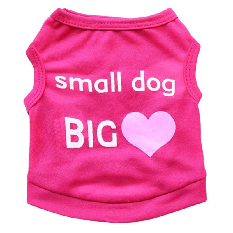 Pet Supplies Dog Clothes 5-style Polyester Large And Small Dog Pet Vest Spring And Summer