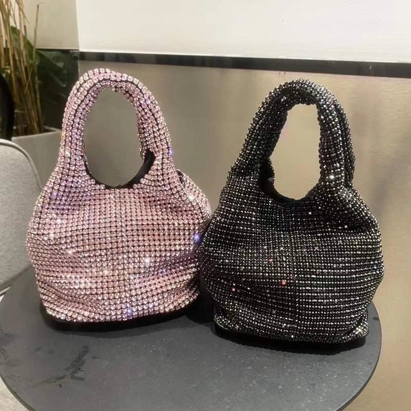 Women's Small Autumn Rhinestone Vintage Style Handbag