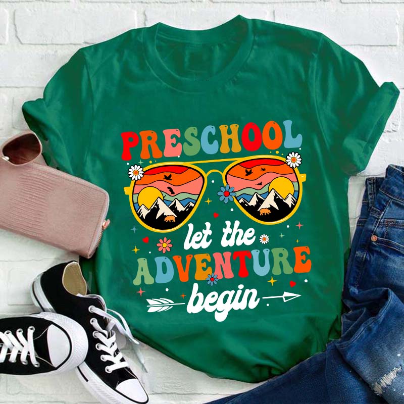 Personalized Let The Adventure Begin Teacher T-Shirt