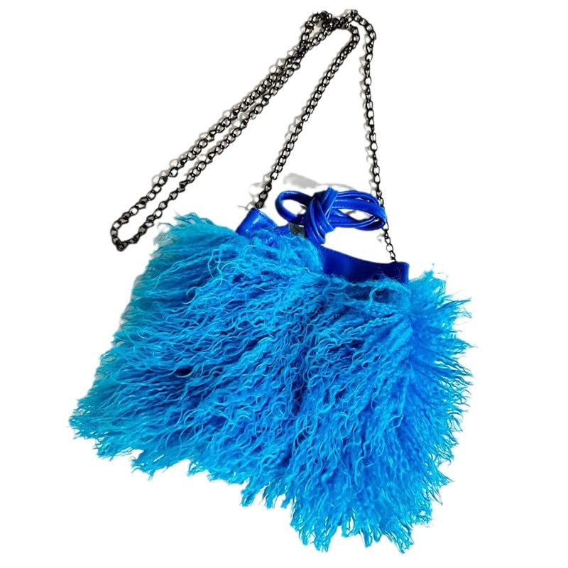 Women's Medium All Seasons Plush Basic Bucket Bag