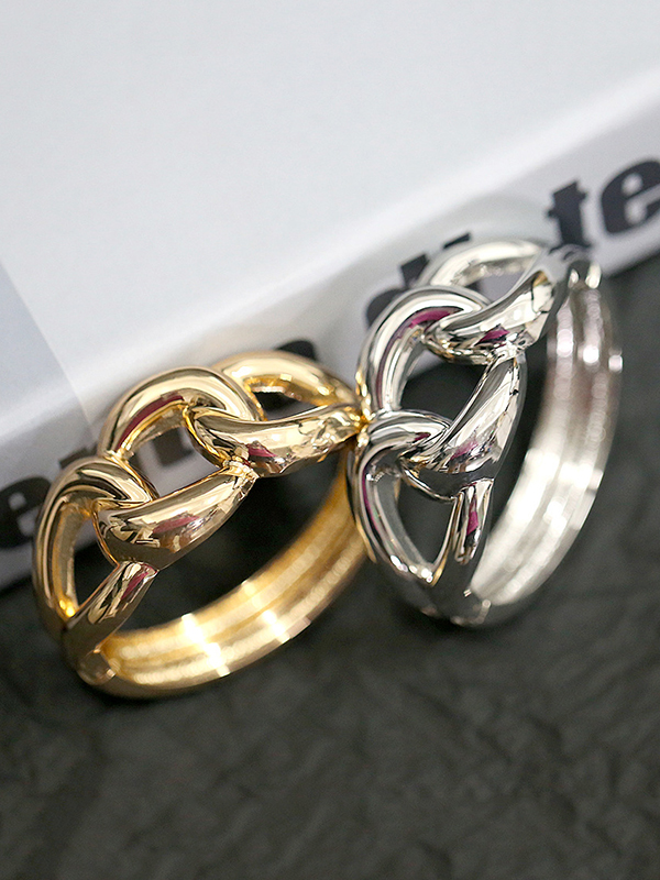Normcore Geometric Hollow Solid Color Bracelet Accessories