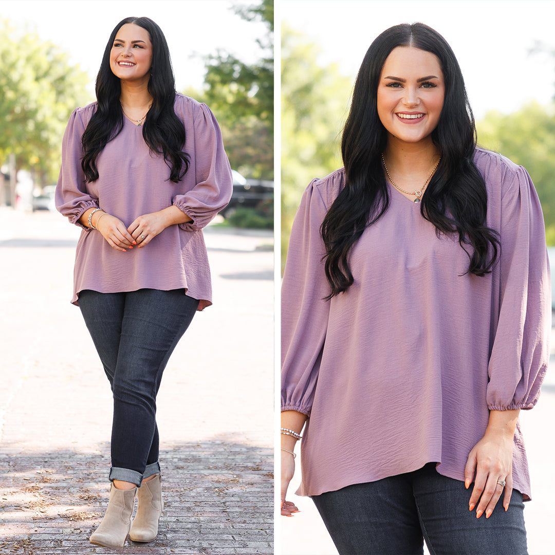 Believe Top. Plum