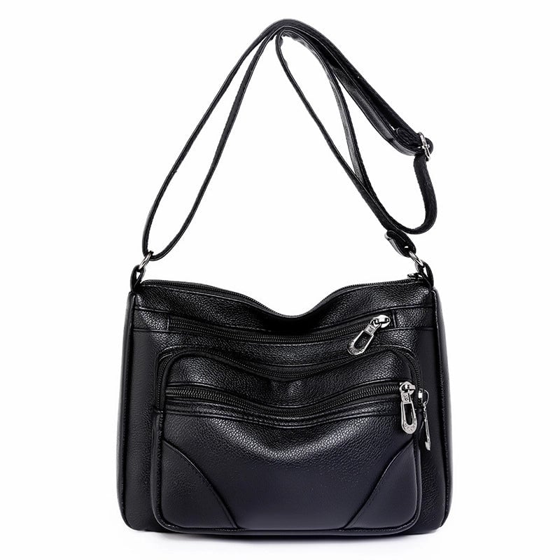 Women's Medium All Seasons Pu Leather Streetwear Square Bag