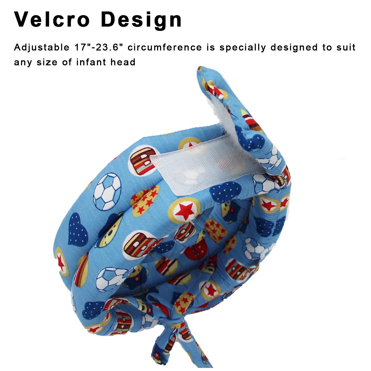 Baby Head Protector Infant Protective Harnesses Cap Adjustable Baby Helmet For Crawling Walking