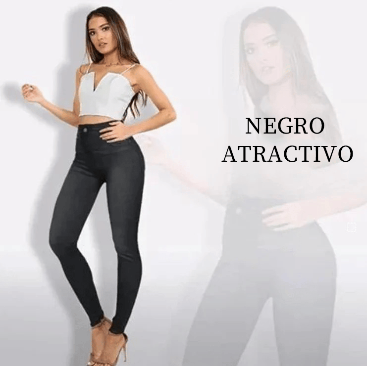 🔥Último Día 49% OFF👖-Leggings Vaqueros De Talla Grande, Elásticos, Ajustados Y Sin Cordones, Push-Up