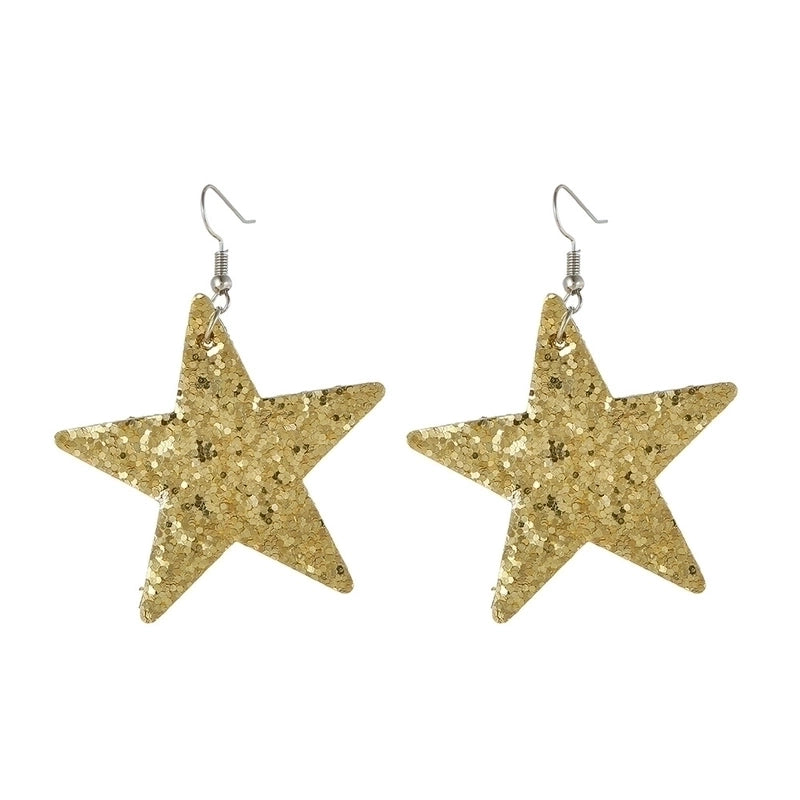Fashion Water Droplets Pu Leather Handmade Women's Drop Earrings 1 Pair