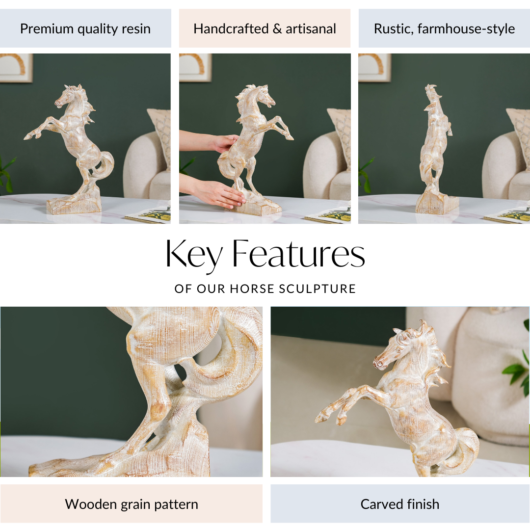 Horse Sculpture For Living Room Decor