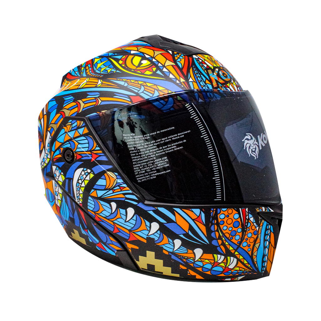 Casco Kov Stealth Alebrije