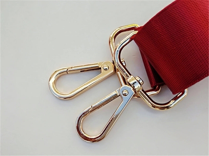 Solid Color Long Shoulder Strap Adjustable Replacement Bag Strap