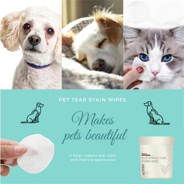 Pet Tear Stain Wipes 🔥Buy 2 Get 1 Free