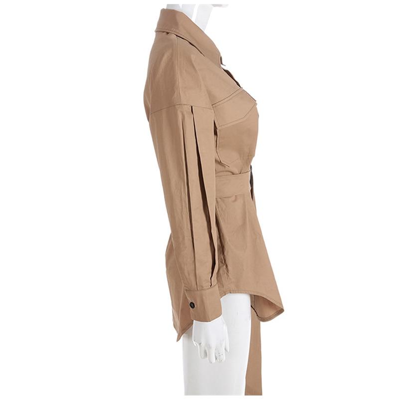 Oversized Cargo Shirt Dress