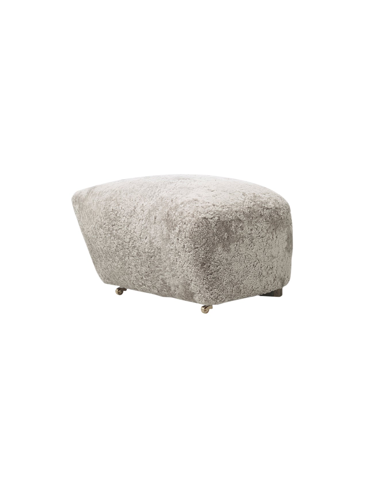 Tired Man Ottoman. Sheepskin