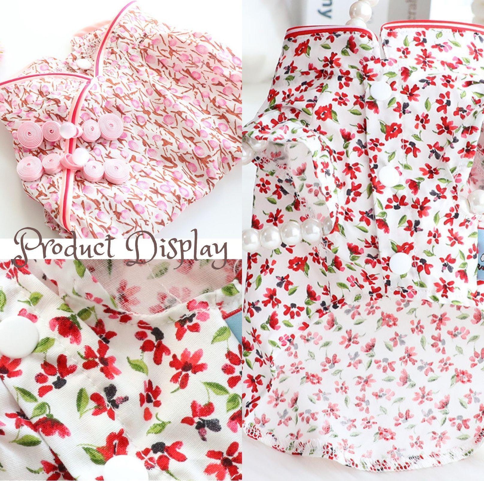 Pet Flower Cheongsam