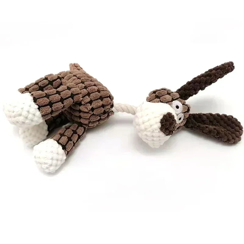 Corduroy Squeaky Chew Toy for Dogs