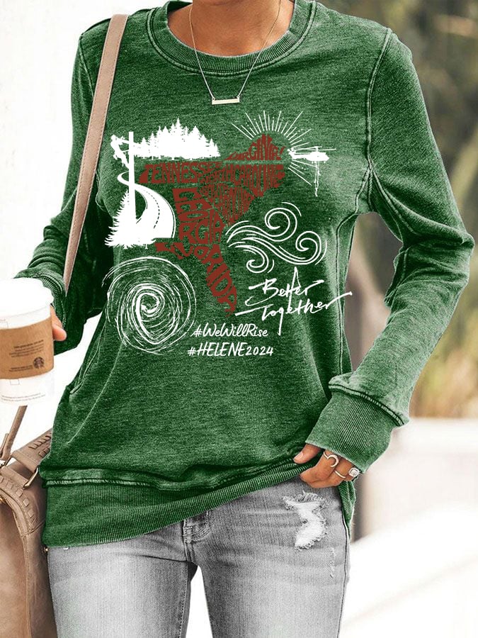 Women's Hearts For North Carolina Sweatshirt
