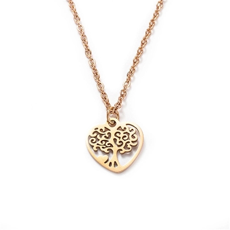 Fashion Heart Stainless Steel Necklace
