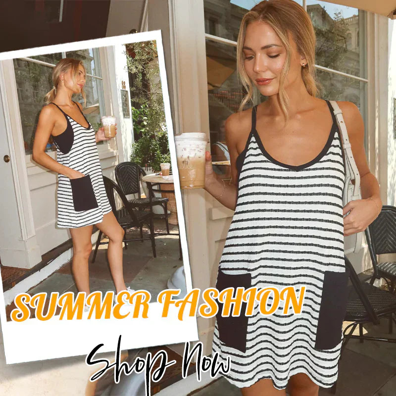 💥Hot Sales-49% OFF🔥Women's Sleeveless Summer Dress with Shorts