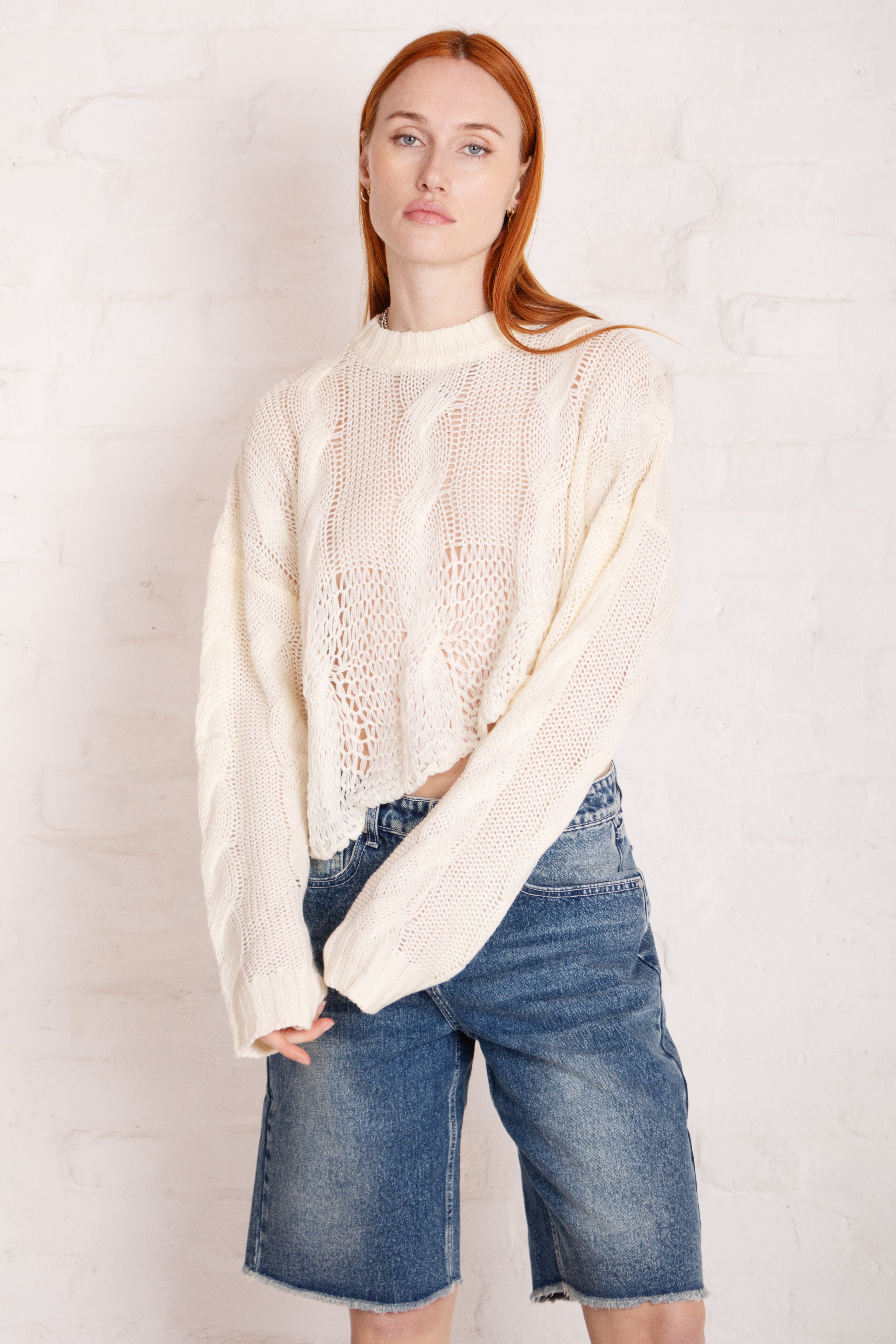 Slip Grunge Cable Knit