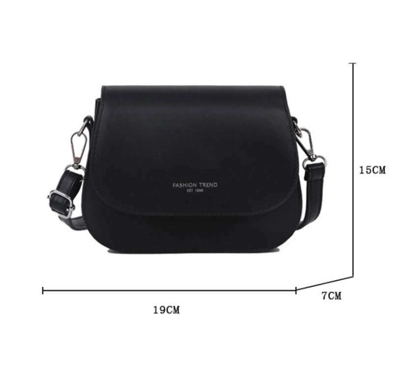 Women's Mini Pu Leather Solid Color Basic Cloud Shape Zipper Shoulder Bag