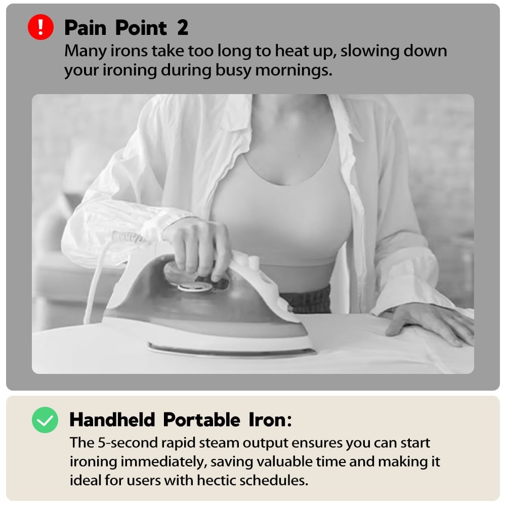 🔥Limited Time Offer🎁Portable Mini Electric Steamer Iron for Clothes