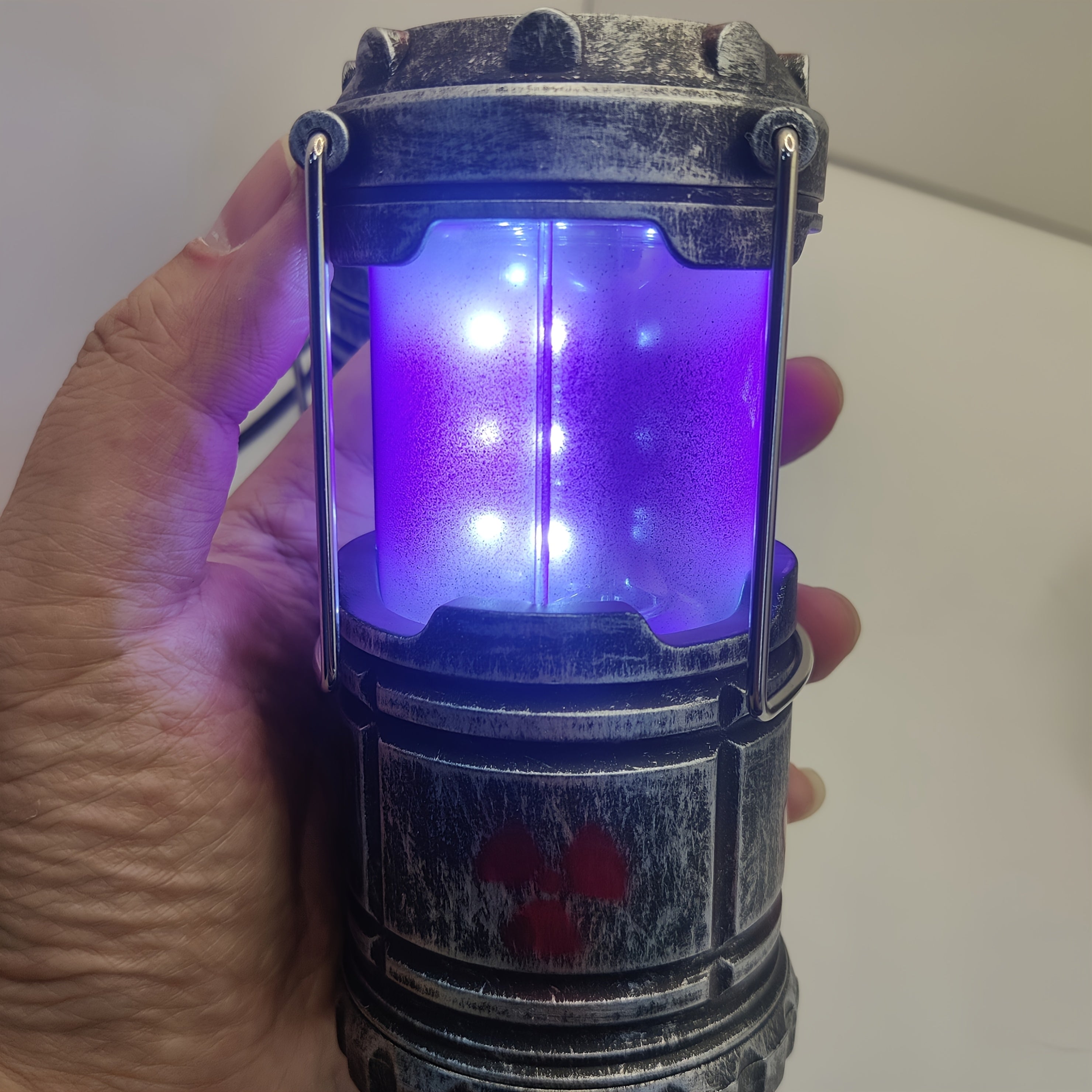 Nuclear Reactor Lantern Night Light  Industrial Sci-Fi Aesthetic