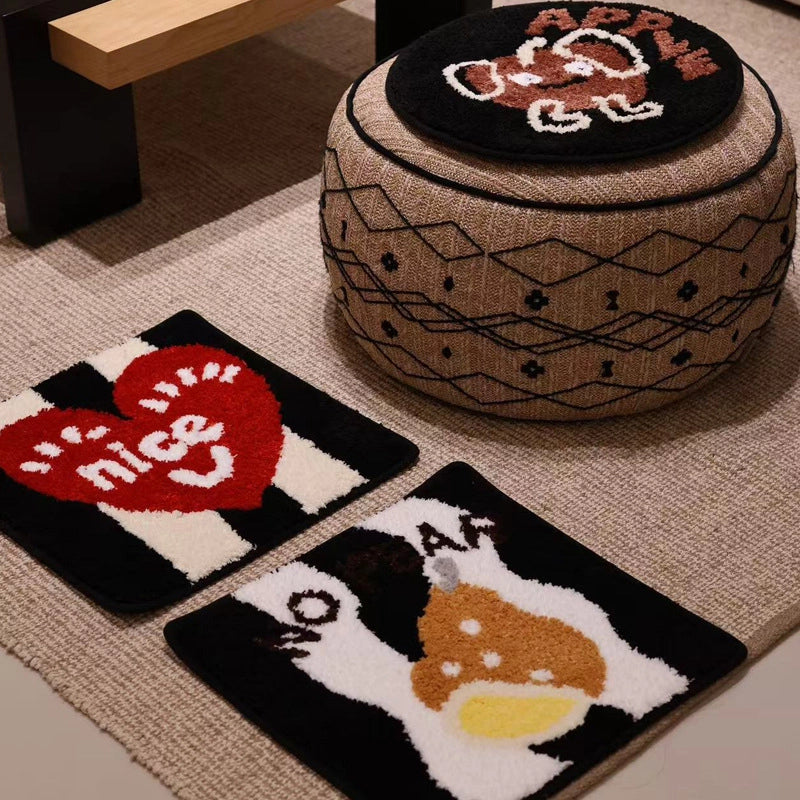 Elegant  Lady Letter Heart Shape Polyester Seat Cushion Couch & Sofa Decor