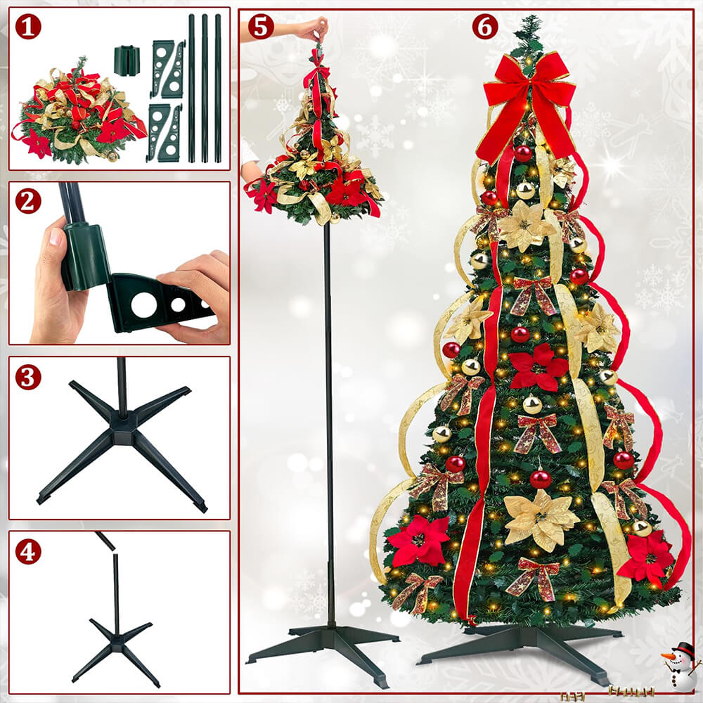 🎅 Christmas Early Bird Sale-- 80% off🎄Folding Christmas Tree Decoration