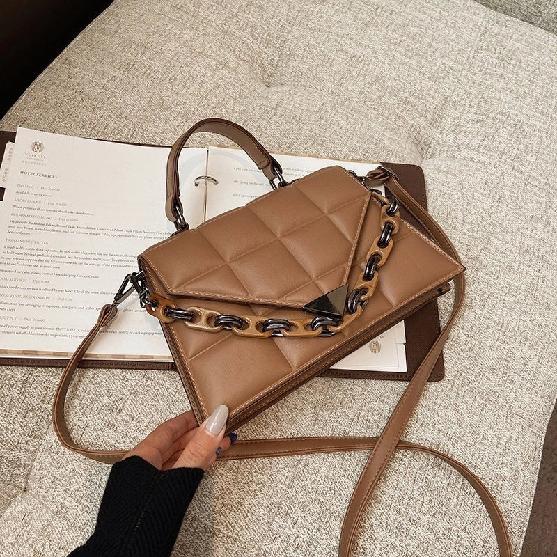 Women's Medium All Seasons Pu Leather Vintage Style Handbag